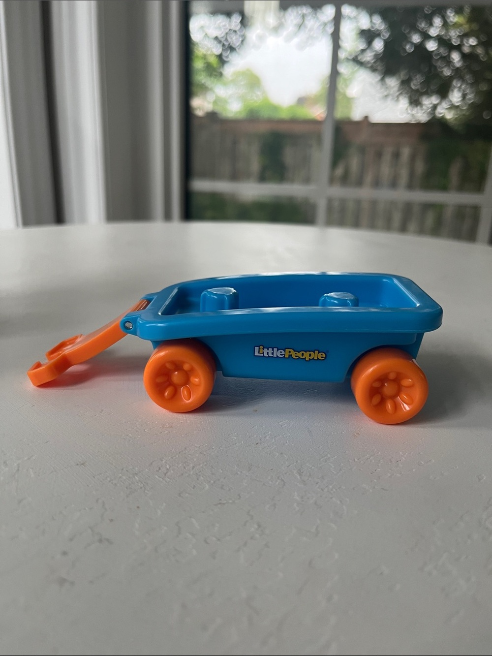 3/$10 💚Little People Blue & Orange Pull-Along Wagon